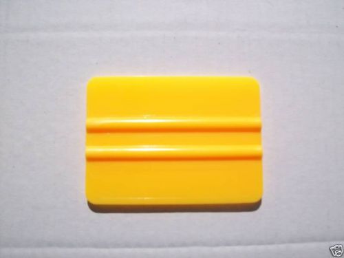 Yellow hard card tinting tool auto car window film qty 1