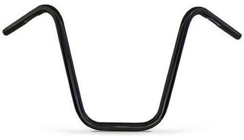 Burly hbars narrow ape hanger 14 inch end rise 1 inch bar black for hd