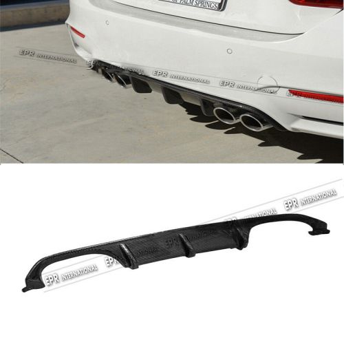 New rear bumper bottom diffuser lip plates for bmw m4 ori styling carbon fiber