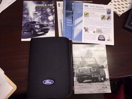 Oem 09 2009 ford f-150 (all models) owner&#039;s manual book set with case free s/h