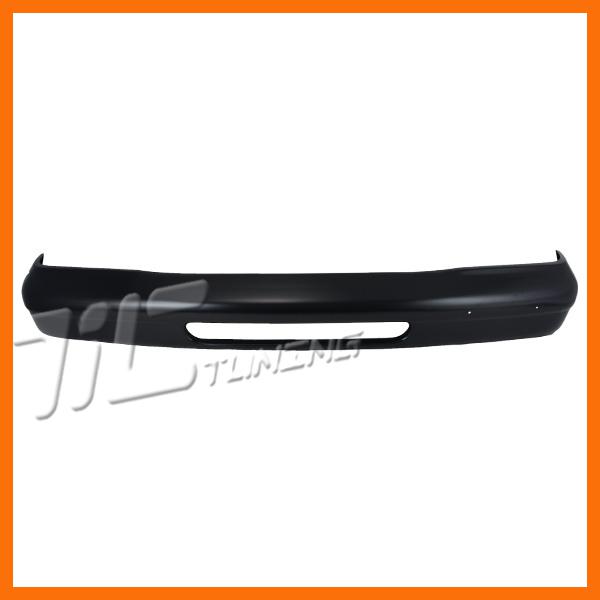 1992-2007 econoline e-150 front bumper face bar w/o lower valance/air defl holes