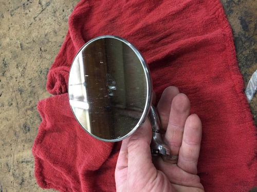 Rat rod hot rod clip on door mirror nice shape custom car nr