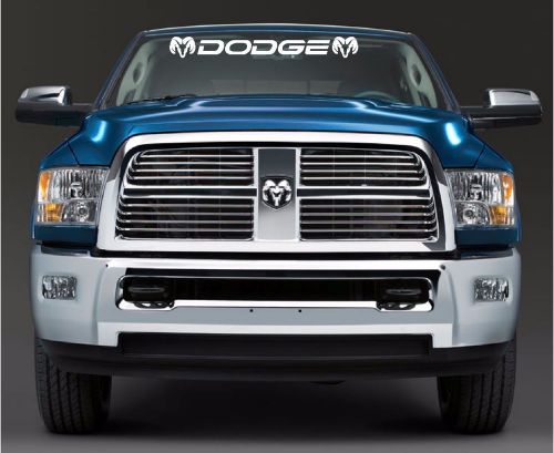 Dodge ram hemi windshield logo vinyl decal sticker