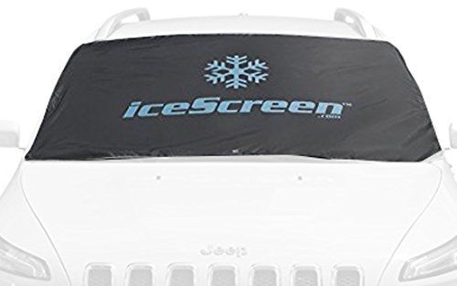 Icescreen magnetic frost ice snow sun windshield cover, deluxe black