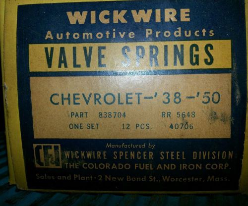 Valve springs chevrolet 1938-50