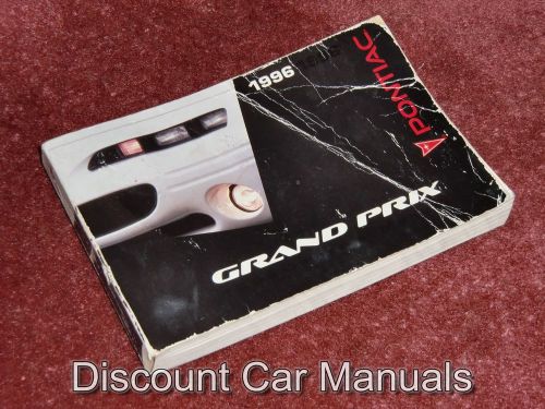 ★★ 1996 pontiac grand prix owners manual l@@k 96!! ★★