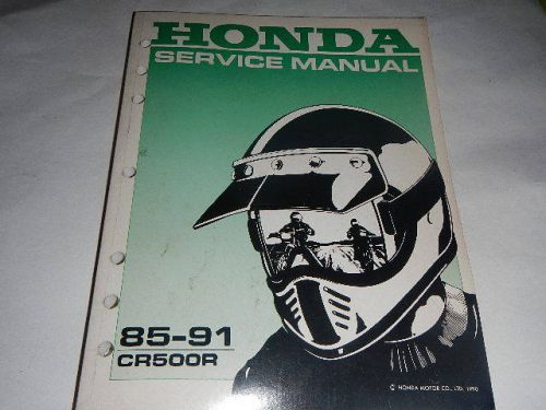 Oem honda cr500r 1985-1991 85-91 service manual 61ka509