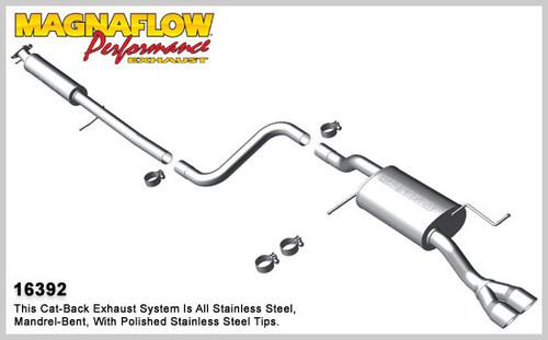 Magnaflow 16392 ford fiesta stainless cat-back system performance exhaust