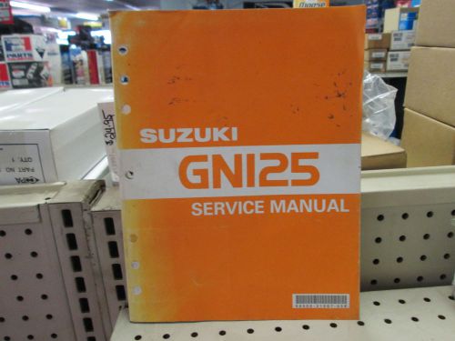 Suzuki gn125 gn 125     oem service repair manual