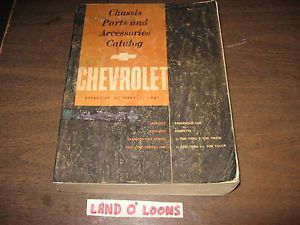 1933-56 1957 1958 1959 1960 1961 1962 chevrolet car/truck/corvette parts manual