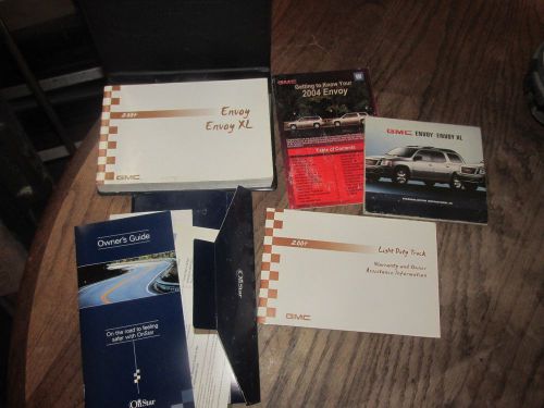 2004 gmc envoy / envoy xl  owners manual set 04 complete set cd on star