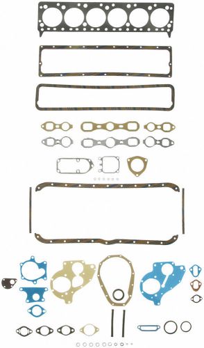 Engine full gasket set-gasket set fel-pro fits 56-59 gmc s370 4.4l-l6