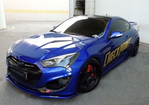 Roadruns front lip for hyundai genesis coupe 2013+