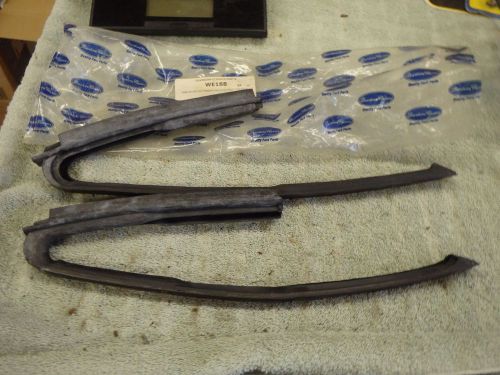 Pair 63/64 ford galaxie vent window seals fastback and convertible