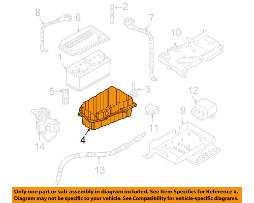 Porsche oem 08-10 cayenne 4.8l-v8-battery tray 95550415101