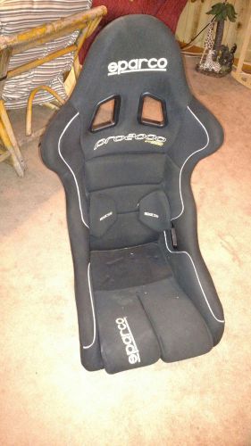 Racing seat: used sparco pro 2000 vtr