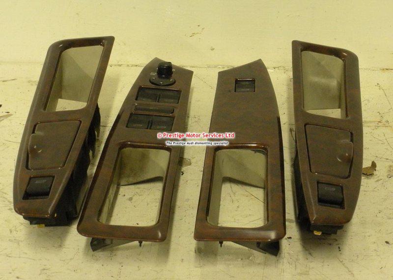 Audi a8 d2 pack walnut/cream door inserts