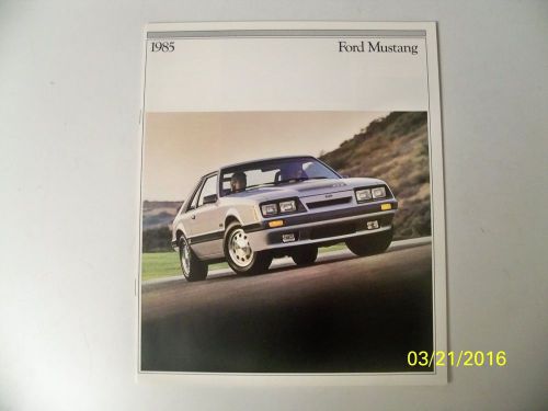 1985 mustang sales catalog