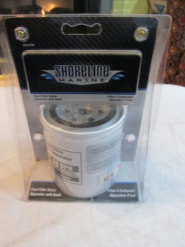 Nib shoreline marine fuel filter separater with drain 60 gph ethanol approved