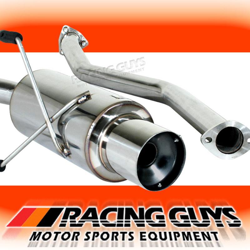 2001-2005 honda civic ex catback exhaust muffler n1 4.5" jdm 2/4 dr/door 