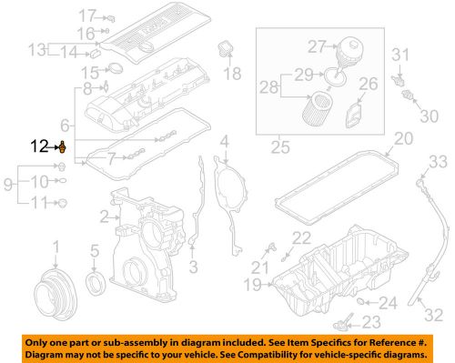 Bmw oem 97-98 328is cylinder head-inner gasket 11121738608