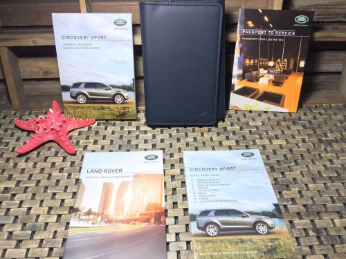 2016 land rover discovery sport owners manual + navigation/rear media info (new)