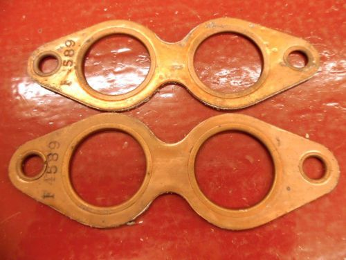 Nos 1930 31 32 hudson 8 set exhaust manifold center gasket nos