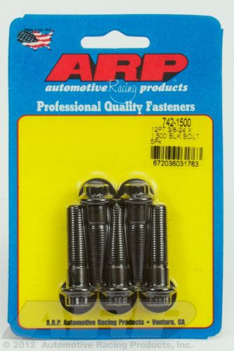 3/8-24 x 1.500 12pt black oxide bolts arp 742-1500