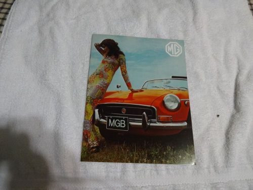 1970 mgb sales brochure original  nos dated 7/70