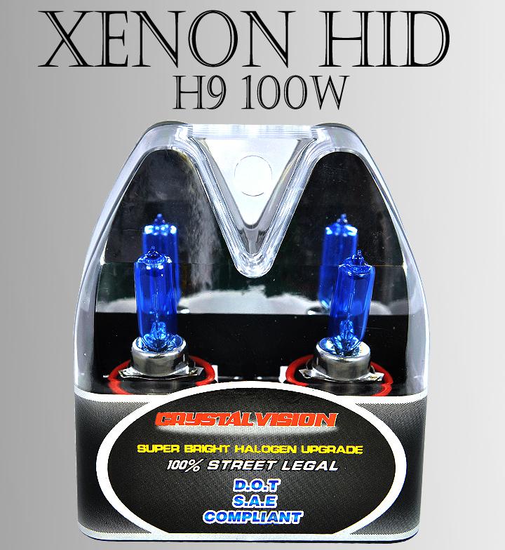 Aff h9 m-box 100w 2 pcs high beam xenon hid super white replacement bulbs nwuie5