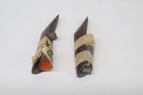 1962 cadillac deville eldorado fender gunsight turn signal indicator lights pair