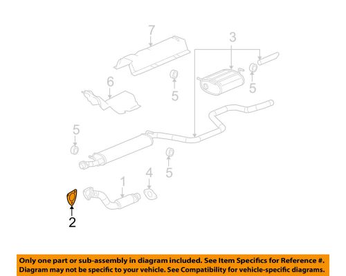 Gm oem exhaust-manifold gasket 22626930