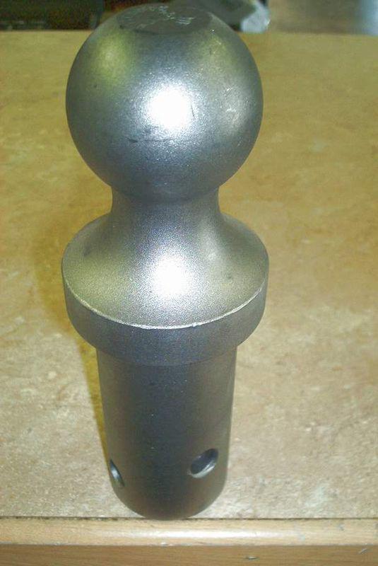 Smooth shank gooseneck ball, trailer hitch, 2 5/15 30k