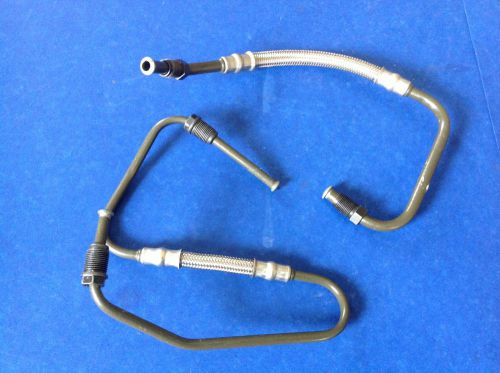 2002 bmw e46 325ci coupe brake master to abs pump lines pair oem