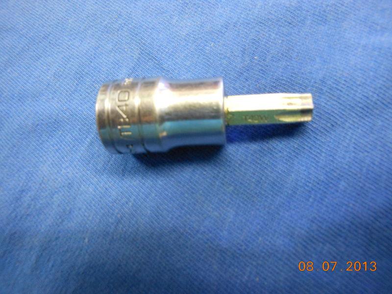  snap-on 3/8 drive chrome torx  tb40 