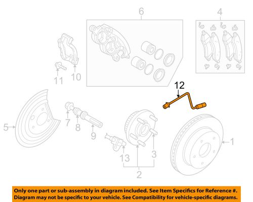 Chrysler oem front brake-flex hose 55366894ai