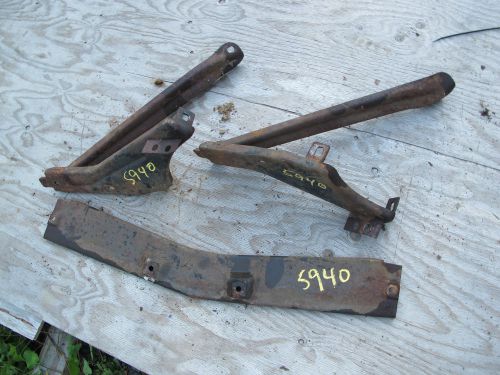 1968 68 1969 69 mercury cyclone mx gt oem front bumper brackets &amp; center brace