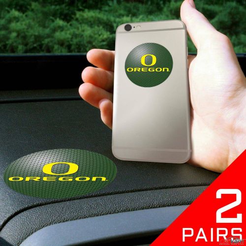 Fanmats - 2 pairs of university of oregon dashboard phone grips 13040
