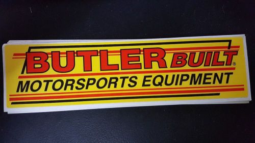 Butlerbuilt motorsports equipment decals