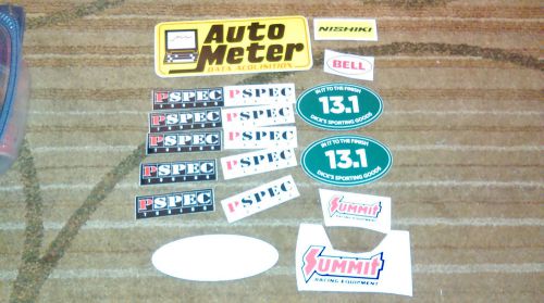 18 stickers automotive