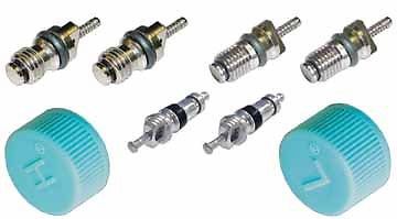 A/c system valve core and cap kit- mt2913 hyundai