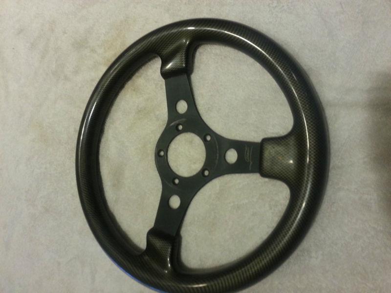 Grant steering wheels carbon fiber 130 mm steering wheel made 11/97 nice!!