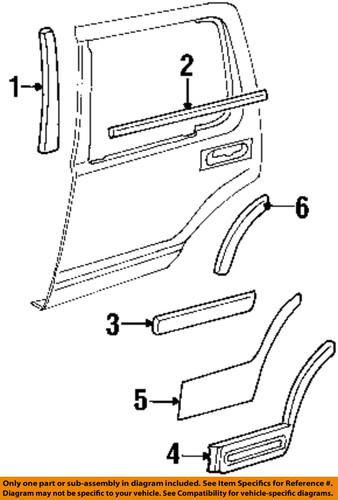 Ford oem 1l2z7825597aaa exterior-rear-belt weather strip