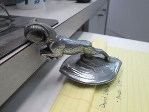 1933 dodge ram hood ornament mascot radiator cap norlipp company repro