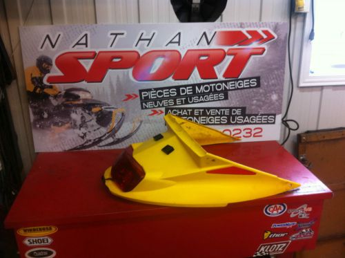 Ski doo rev trunk lid compartment rear yellow whit headlight