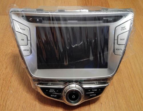 11 12  hyundai elantra navigation gps system 96560-3x101fp radio xm mp3 cd oem