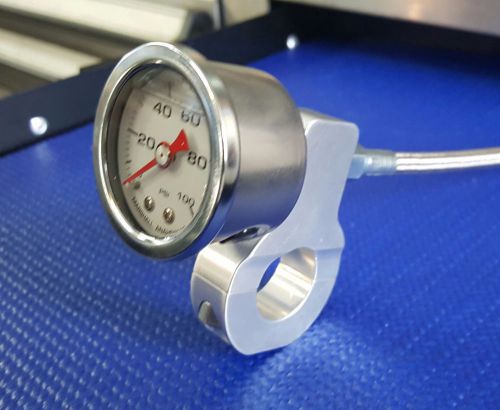 Yamaha v-max race face handle bar mount oil pressure gauge kit.