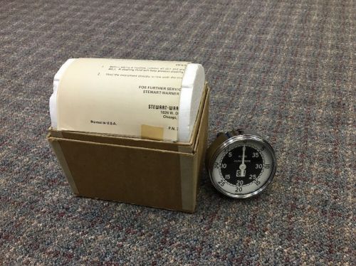 Vintage stewart warner 757-w portable hand held mechanical tachometer