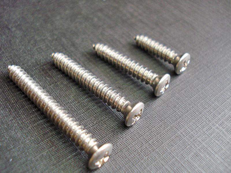 80 pcs #8 w/#6 head trim screws 4 sizes stainless steel ford mercury lincoln