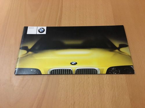 2001 bmw m3 brochure